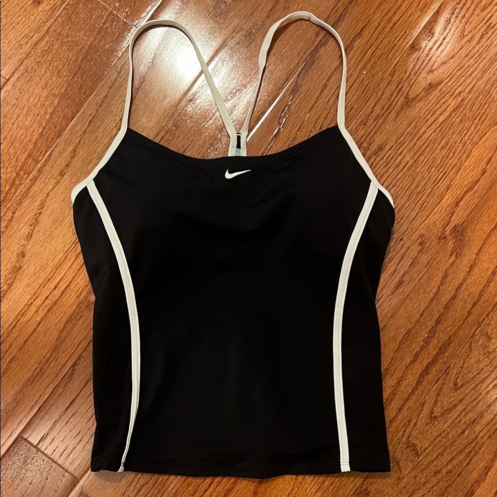 Nike Women's Black and White Sports Tank Bikini - Picture 2 of 7